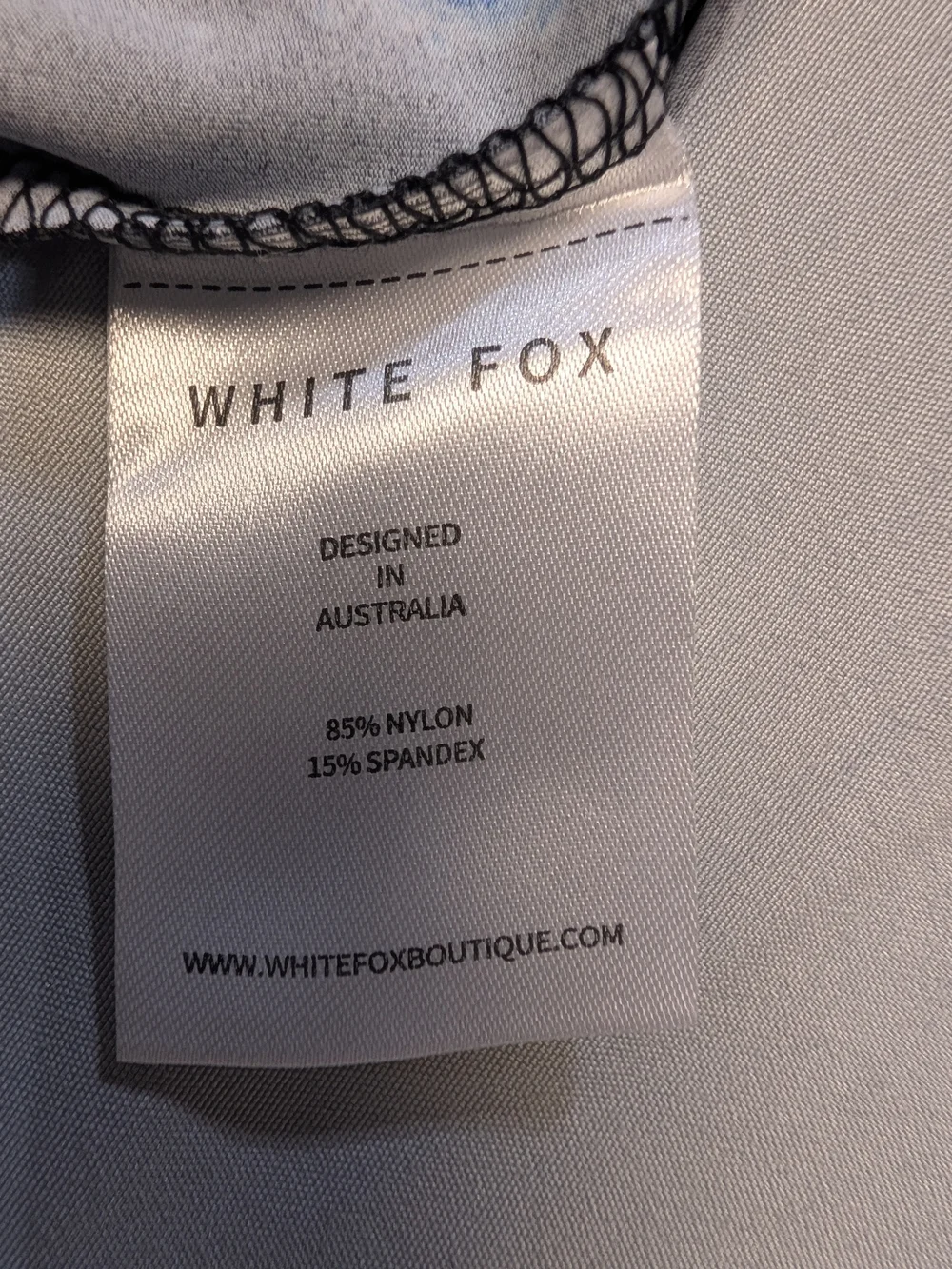 NWT White Fox Boutique Blue Milky Way Two-Piece Set Women's Size XS Stretch